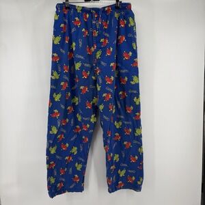 Vintage 2002 Hasbro Cootie Brand Cootie Lounge Pants Size Large All‎ Over Print